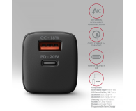 Axagon ACU-PQ20, 20W, 2x port, PD3.0/PPS/QC4+/AFC/Apple - 1353455 - zdjęcie 5